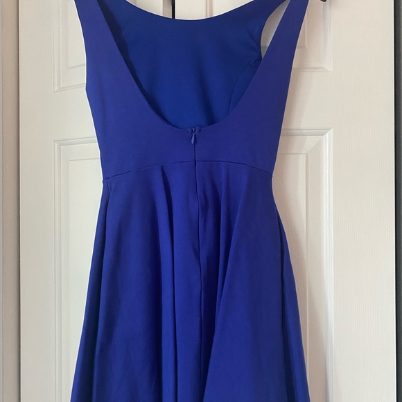 Lulu’s fit and flare royal blue dress. Size small. - Picture 2 of 3